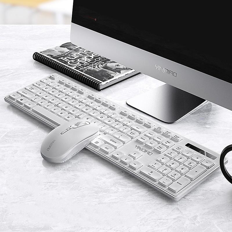 YINDIAO V3 Max Silent Wireless Keyboard Mouse Set