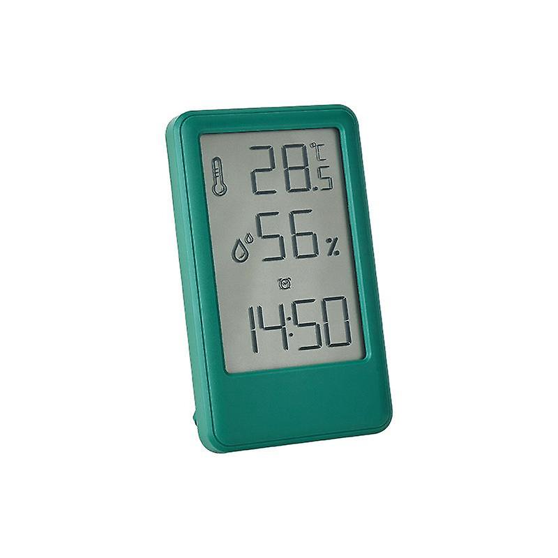 Thermo-Hygrometer - 1-Pack, ABS Material, Green