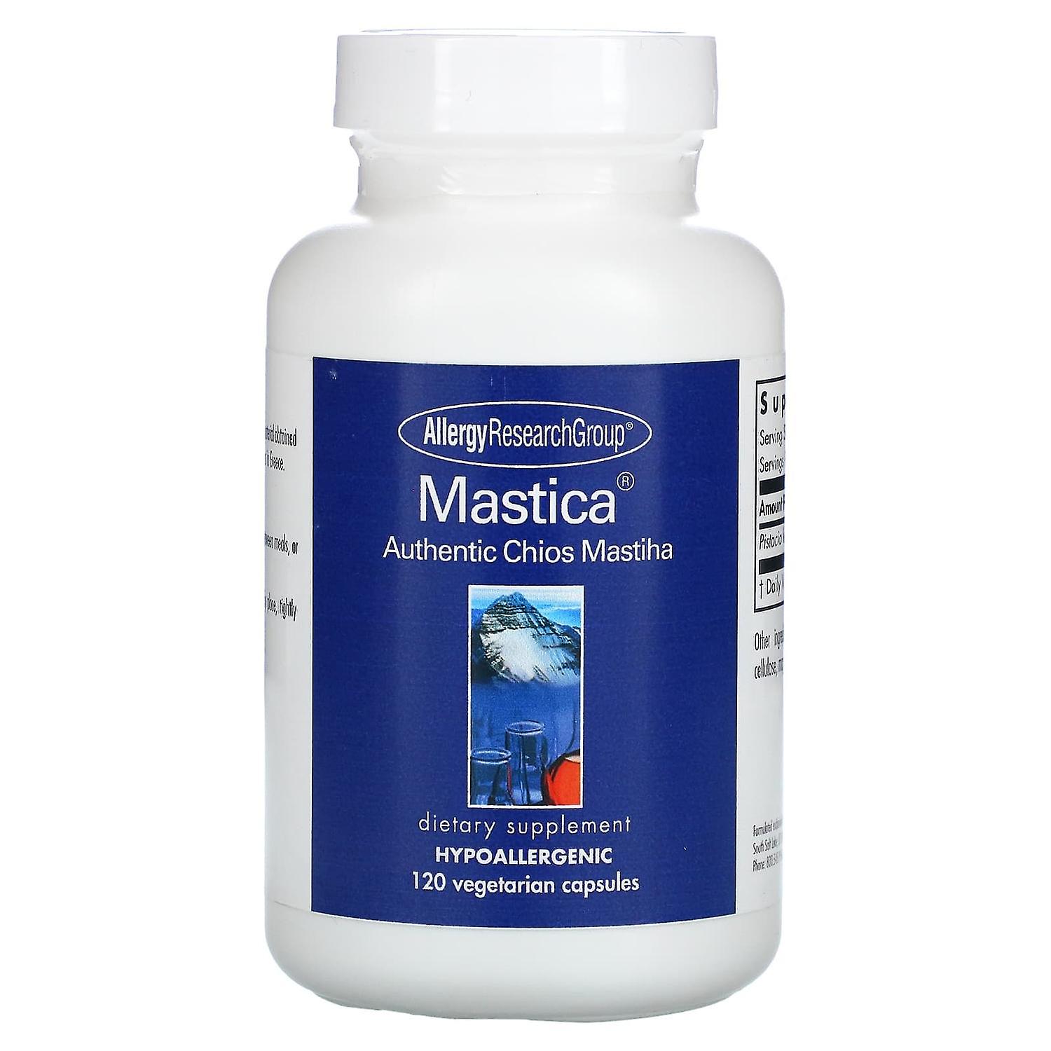 Allergy Research Group, Mastica, Authentic Chios Mastiha, 120 Vegetarian Capsules