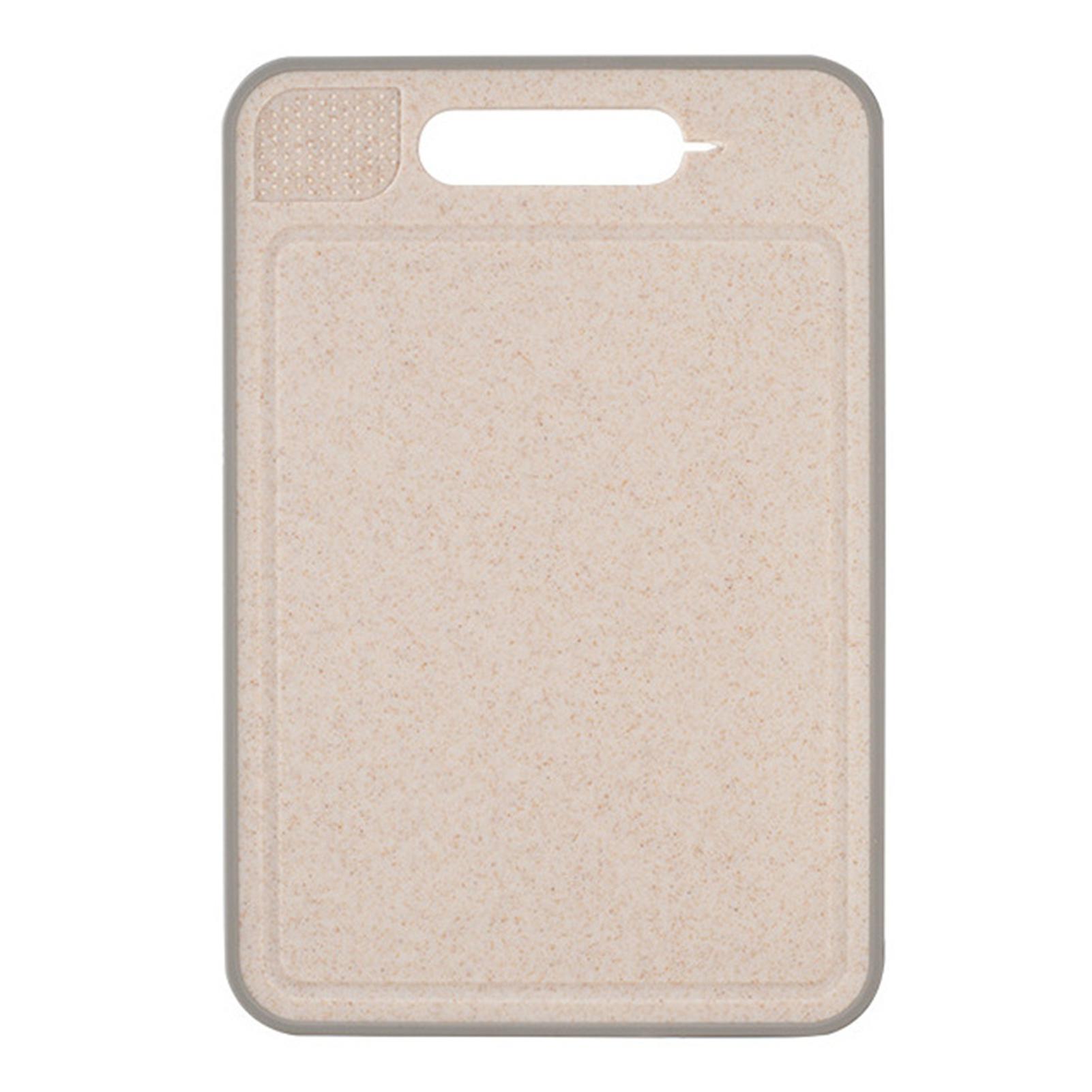 Double Side Chopping Board with Cutter Sharpener Durable Anti-mildews Cutting Pad Kitchen Accessories