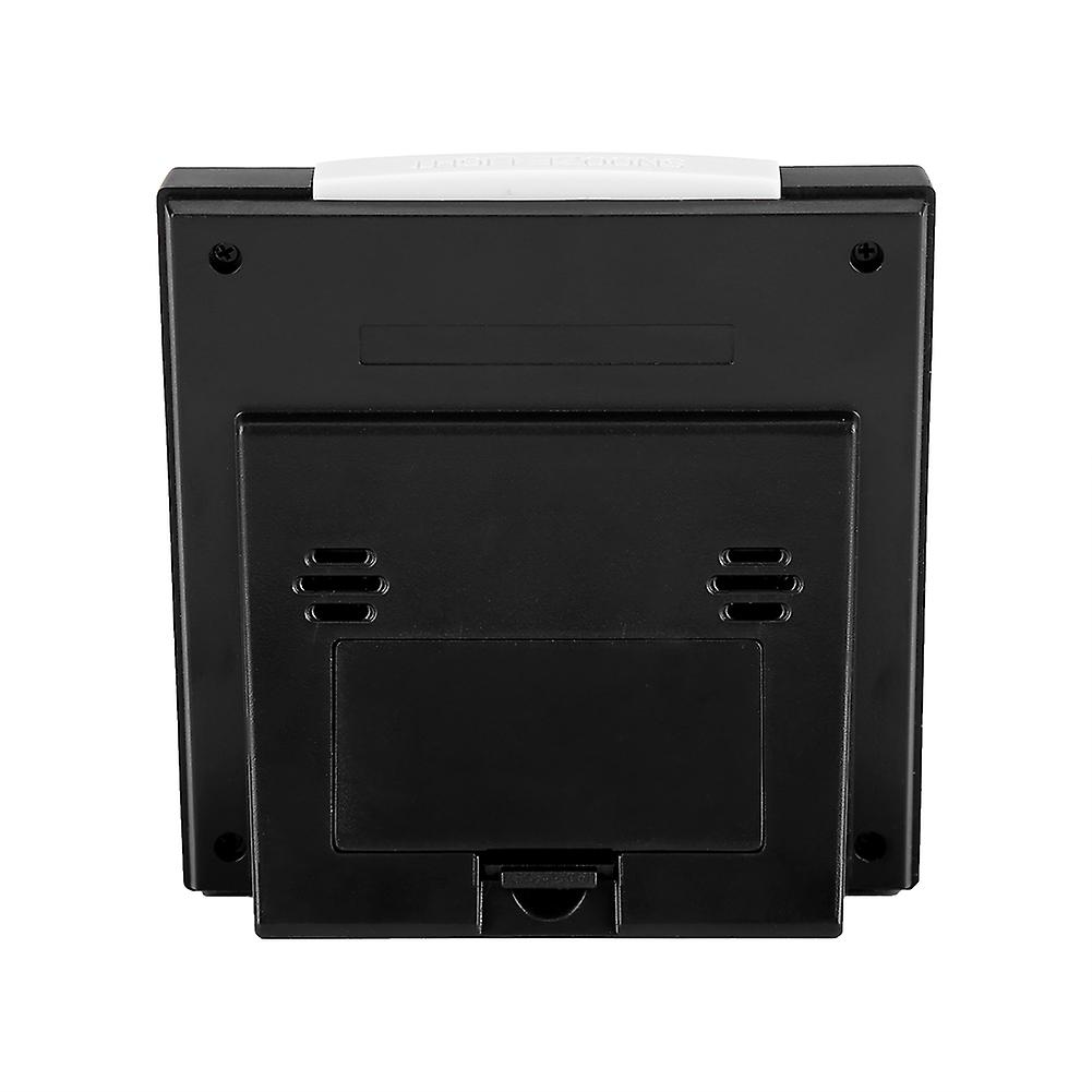 Digital Thermometer Alarm Clock Temperature Humidity Weather Display with Backlight