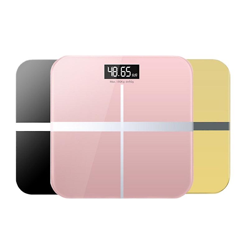 Body Weight Scale Bathroom Round Corner Platform Digital Glass Electronic Charging Intelligence