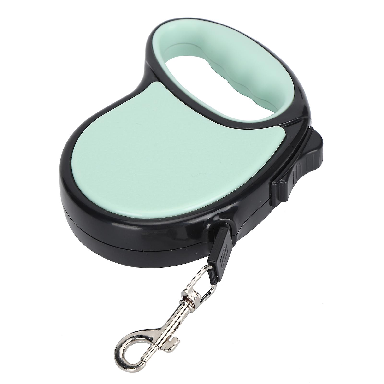 3/5M Retractable Dog Leash 5m Green Anti-Slip Handle Polyester