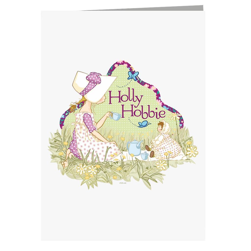 Holly Hobbie Tea Party Greeting Card