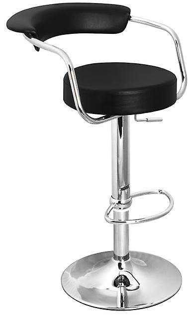 Lazio Adjustable Bar Stool Black