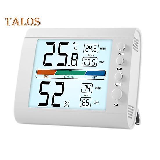 LCD Digital Alarm Clock Easy Read Humidity Temperature Display Multifunction Thermometer Hygrometer Home Office Desktop Clock Birthday Gift