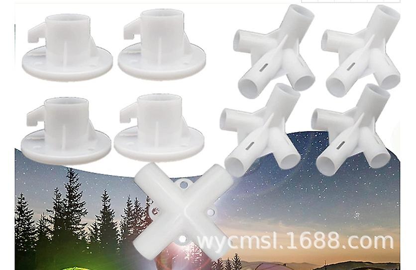 Pièces détachées pour auvent de tonnelle 3 x 3 m, pieds de tente, connecteur central d'angle 25/19 mm