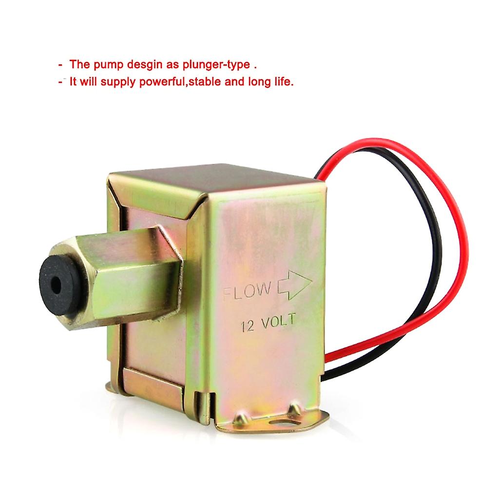 Pompa Diesel Gas Universale Pompa Carburante Elettrica Universale 12V 4-7 PSI - Per Benzina/Diesel, Portata 35 GPH, HEP-02A Pompa Inline HEP-02A - Foto 2