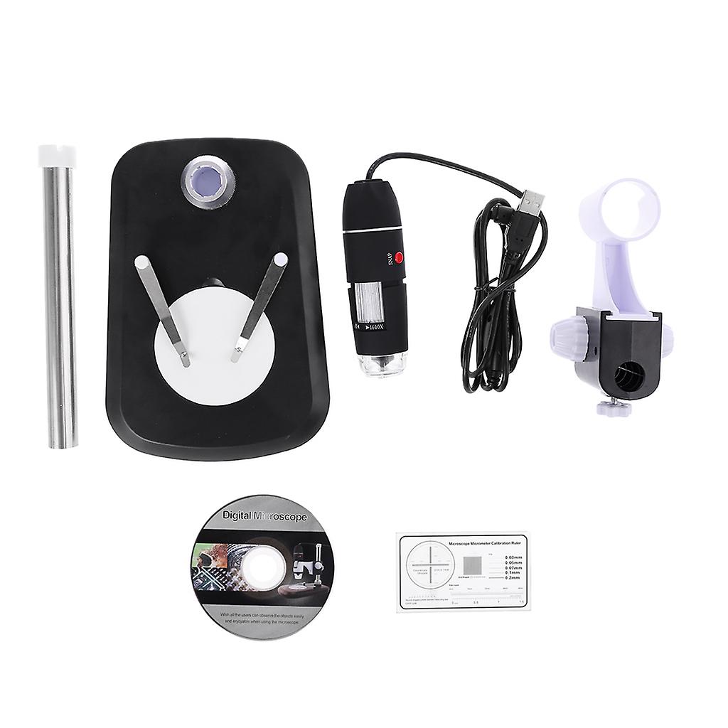 Microscope numérique USB 2.0 avec support pour endoscope à grossissement 1600x