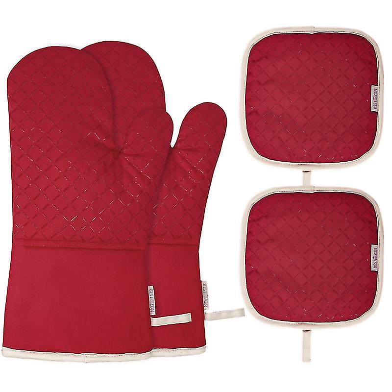 1set Oven Mitt And Pot Holder