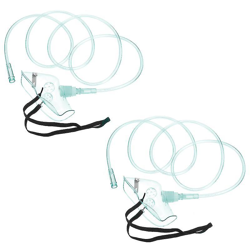 2pcs Disposable Oxygen Mask