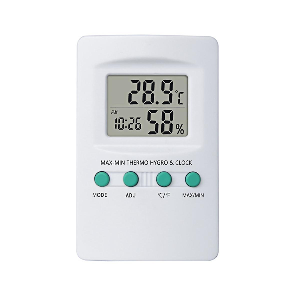 Multi-Function Digital Temperature and Humidity Meter with Clock Humidity Temperature / Function for Family and Office