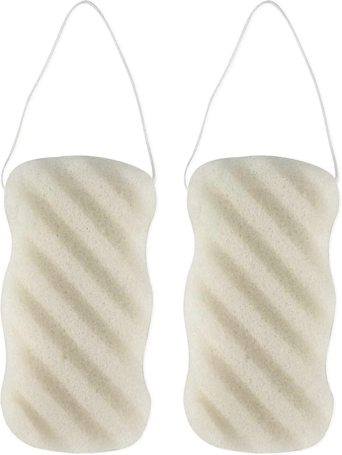 Konjac Natural Bath Sponge, Natural Sponges for Bathing Biodegradable Sensitive & Smooth Exfoliating  Bath Sponge