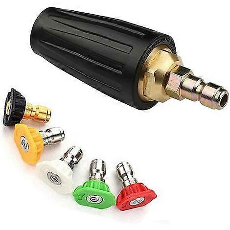 Rotating turbo nozzle, 3000PSI 035 Rotating turbo nozzle for high-pressure cleaner 1/4" Quick connection