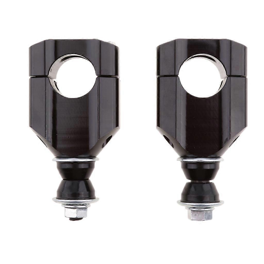 Motorcycle Left &amp; Right Handlebar Mounts Clamp Riser Aluminum For 1 1/8 28mm Handlebar Universal Handle Bar Clamp Adaptor