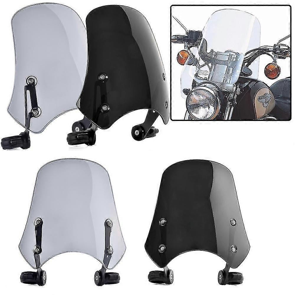 Exquisite Motorcycle Accessories Windscreen Windshield Flyscreen Wind Shield Protector Deflector For Harley Dyna Softail Slim Fat Bob Fxdf