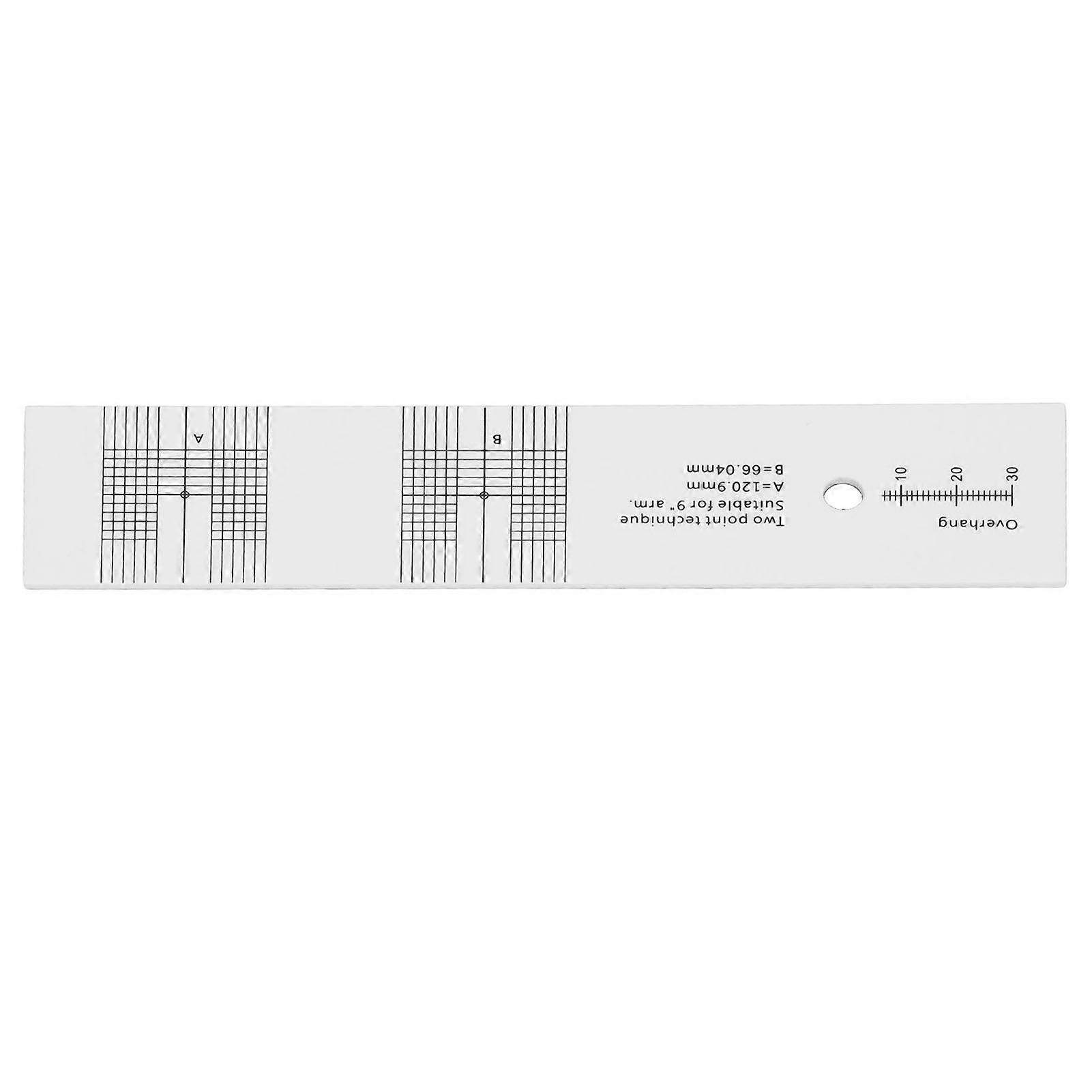 Cartridge Alignment Protractor Tool Acrylic Lp Phono Cartridge Stylus Alignment Protractor For Measurement