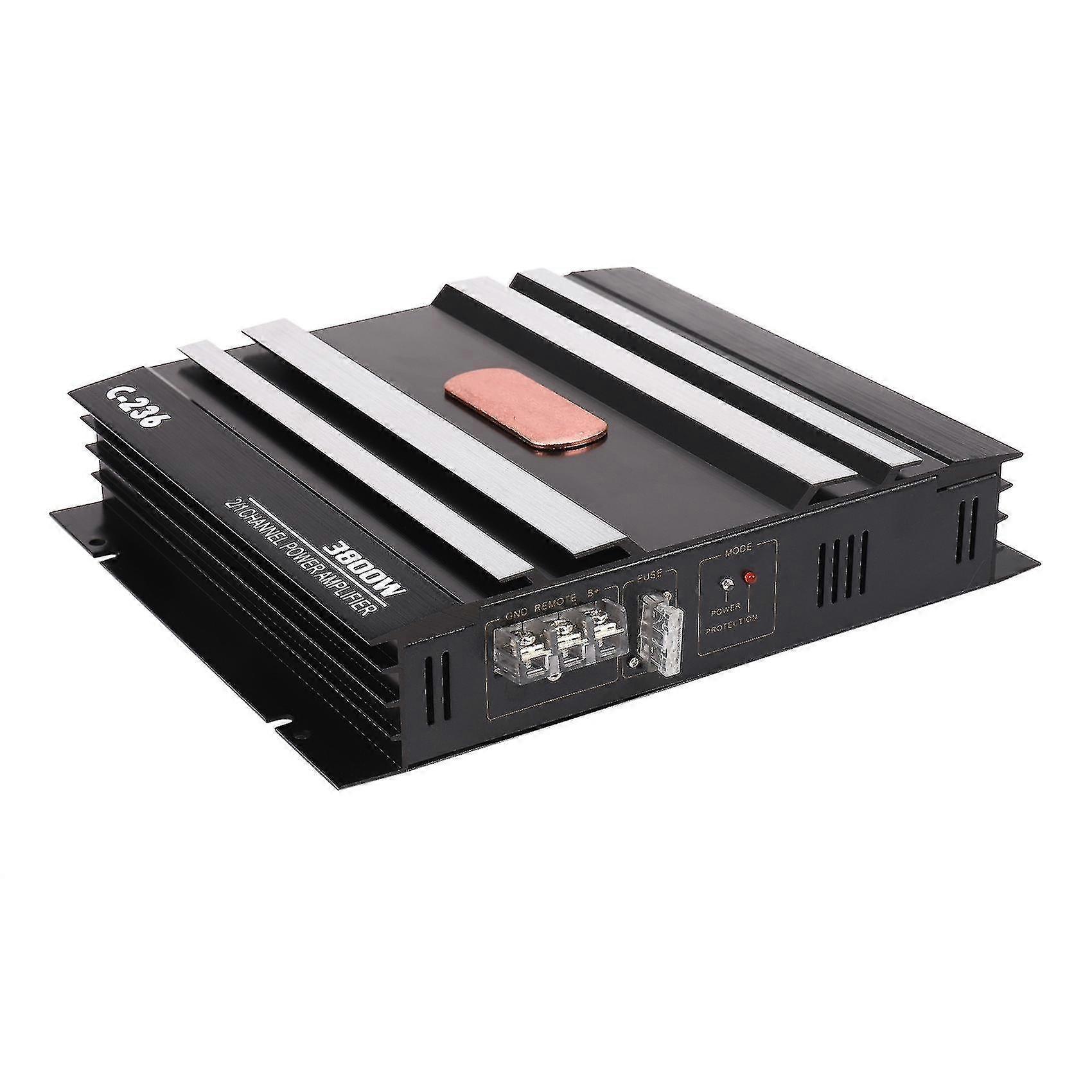 3800w 2 Channel Amplifier 12v Car Audio Amplifier Amp Amplifiers Subwoofer