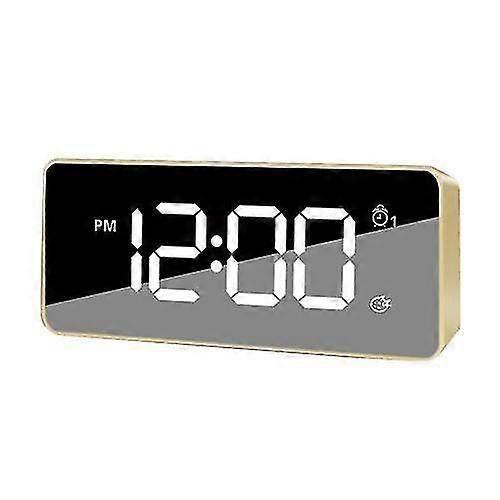 Digitala väckarklockor för sovrum Tunga slipers ledde sängbord väckarklocka