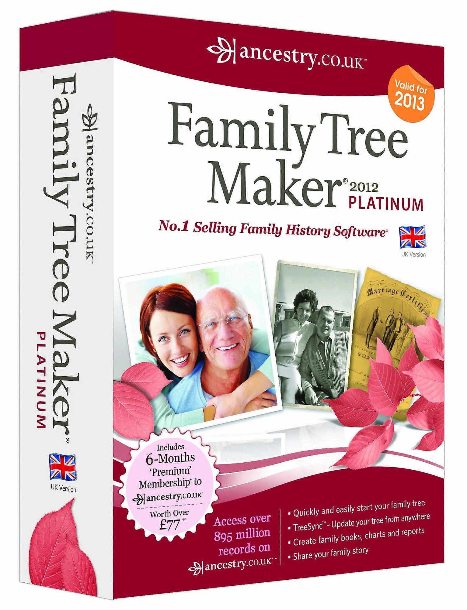 Family Tree Maker 2012 Platinum Edition (PC) - New & Sealed