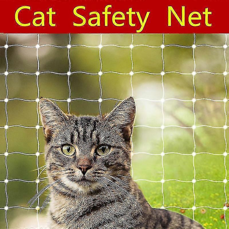 1set Cat Net Balcony Safety Net Protective Cat Net Size 3 X 8 M (diamond Mesh)