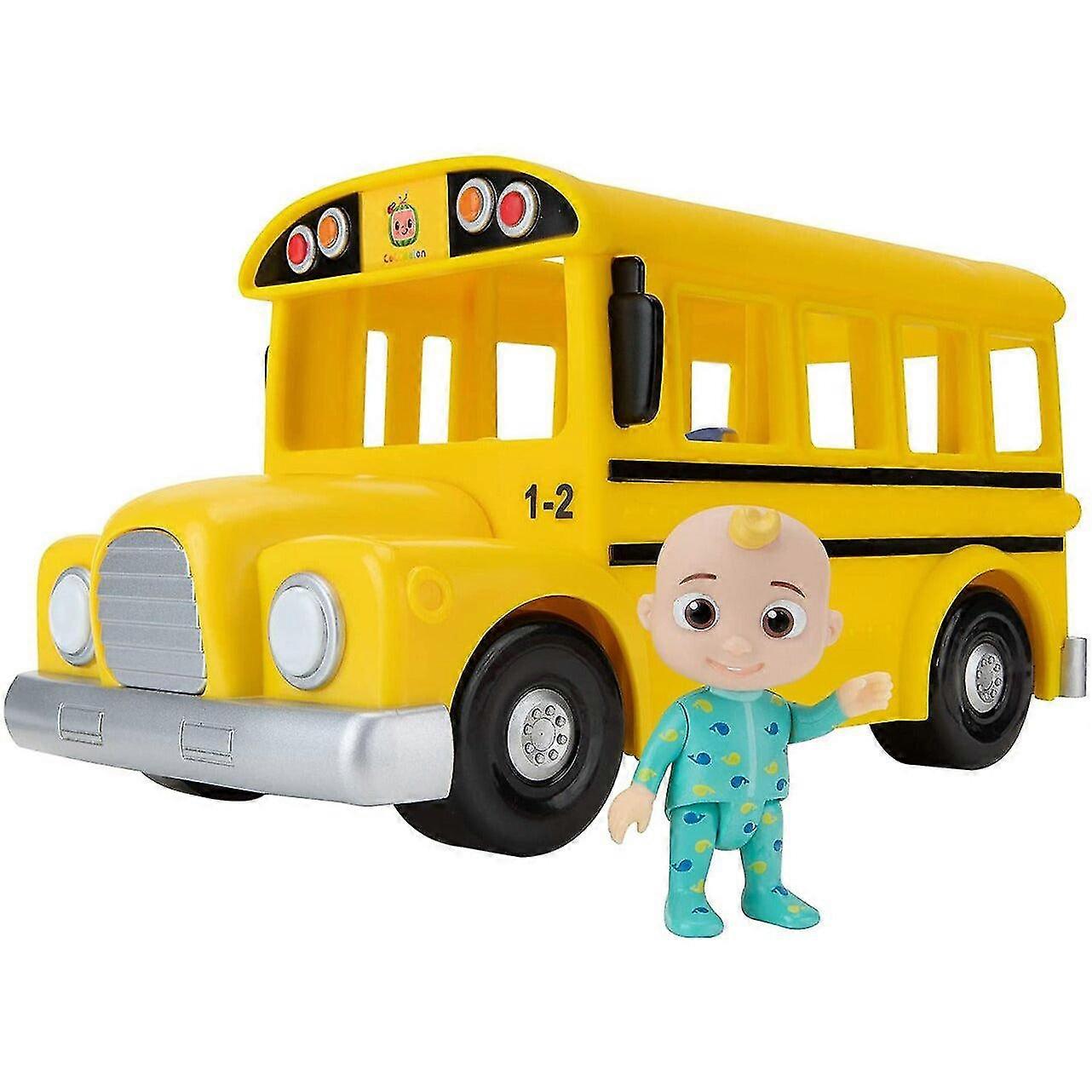 Musical Yellow School Bus, Plays wheels On The Bus, Featuring Removable Jj Figure