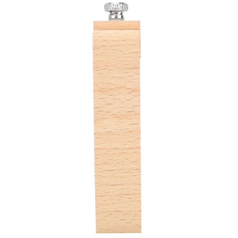 Manual Leather Wooden Sandpaper Block Handmade DIY Sanding Block (Sandpaper )