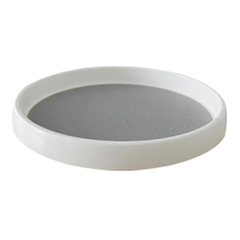 1pcs kitchen condiment round rotating storage tray tpr home b