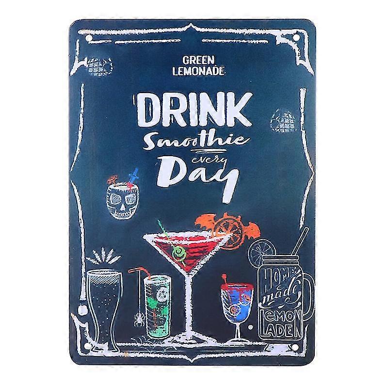 bar hanging picture retro decorative picture funny iron sheet hanging picture