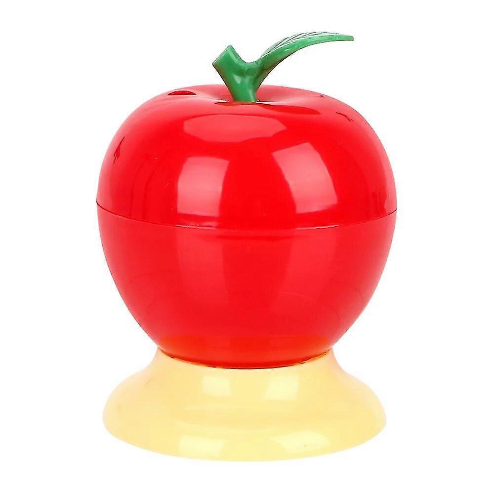 Automatic Toothpick Holder Press Type Fruit Apple Shape Toothpick Box Plastic