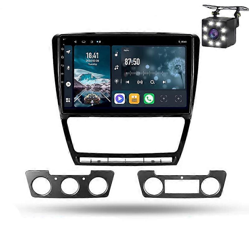 Car Multimedia Radio For Skoda Octavia 2 A5 2008-2013 Wireless Carplay Android Auto