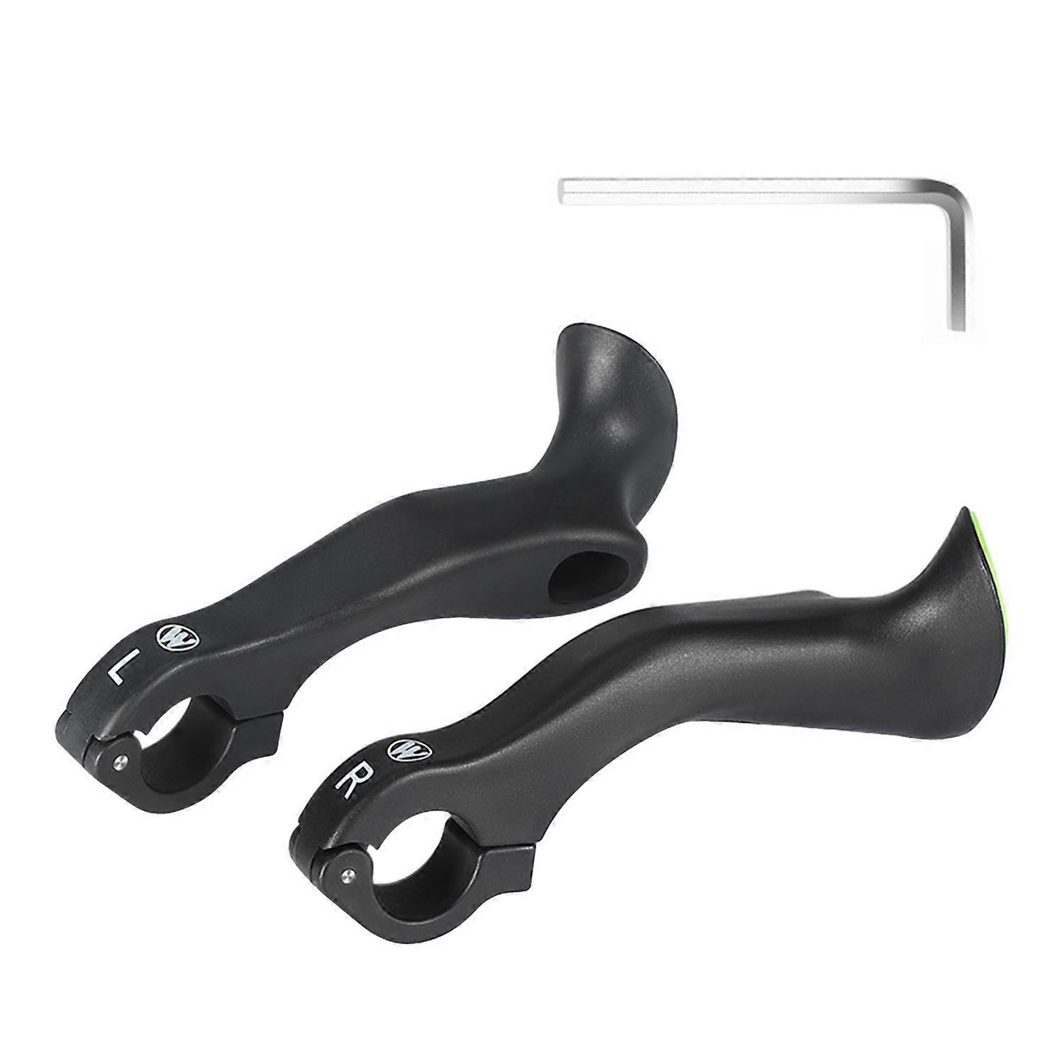 Bicycle Vice Handle Ergonomic Design Simple Installation Angle Adjustable with Night Glow