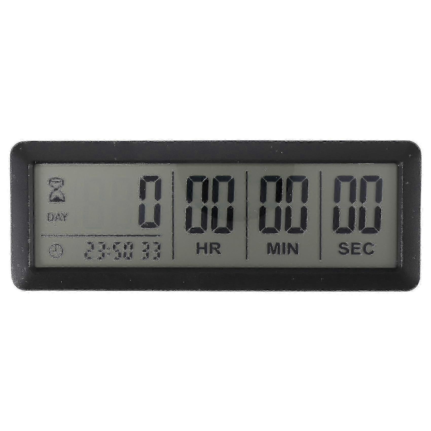 Big Digital Countdown Days Timer Clock - 999 Days Count Down Clock Timer For Graduation Lab Kitchen (black)