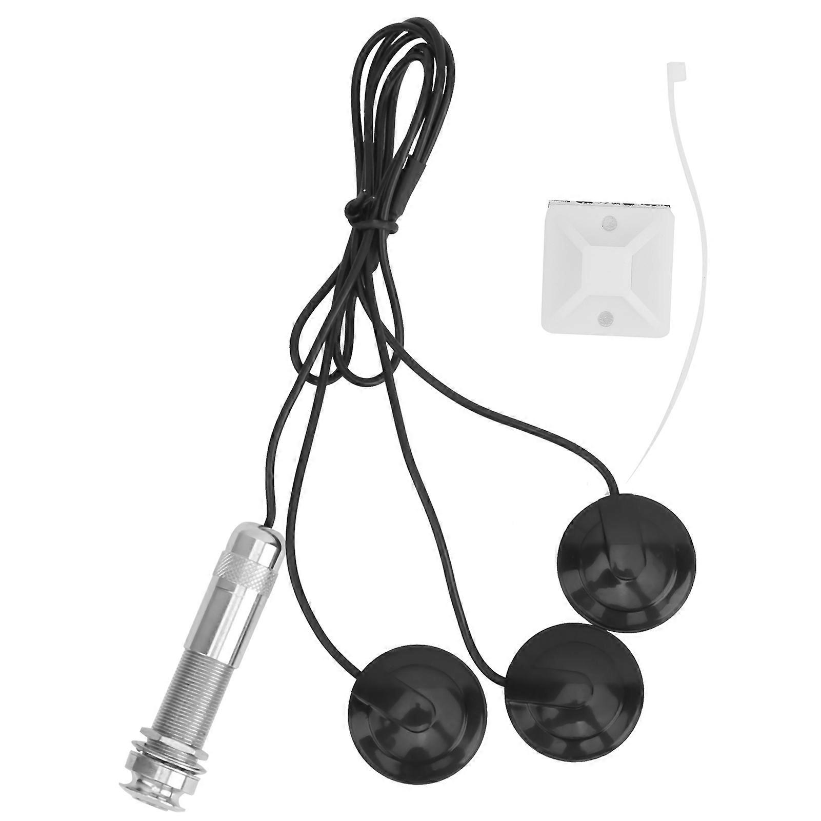 Guitar Piezo Pickup End Button Transducer for Acoustic Guitar Violin Ukulele Mandolin