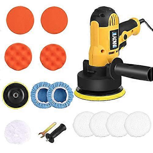 14PCS 220V Electric Car Polisher Machine 700W Auto Polishing Machine Adjustable Speed Sander Polish Waxing Tools Car Accessories Furniture Leather Sho