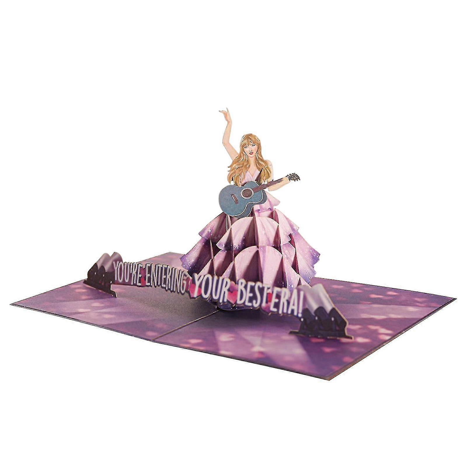 Til Taylor Swift fødselsdagskort 3D Pop up Happy Birthtay Card fødselsdagskort, 100% nyt - MXBC