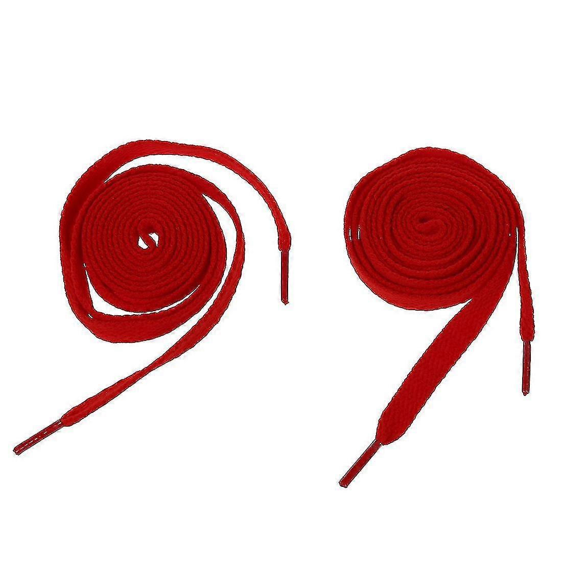 Flat Shoe Laces Bootlaces Ers S Shoelaces Red