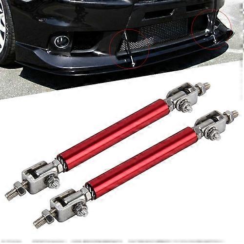 2 PCS Car Modification Large Surrounded By The Rod Telescopic Lever Front and Rear Bars Fixed Front Lip Back Shovel Adjustable Small Rod, Length: 7.5c