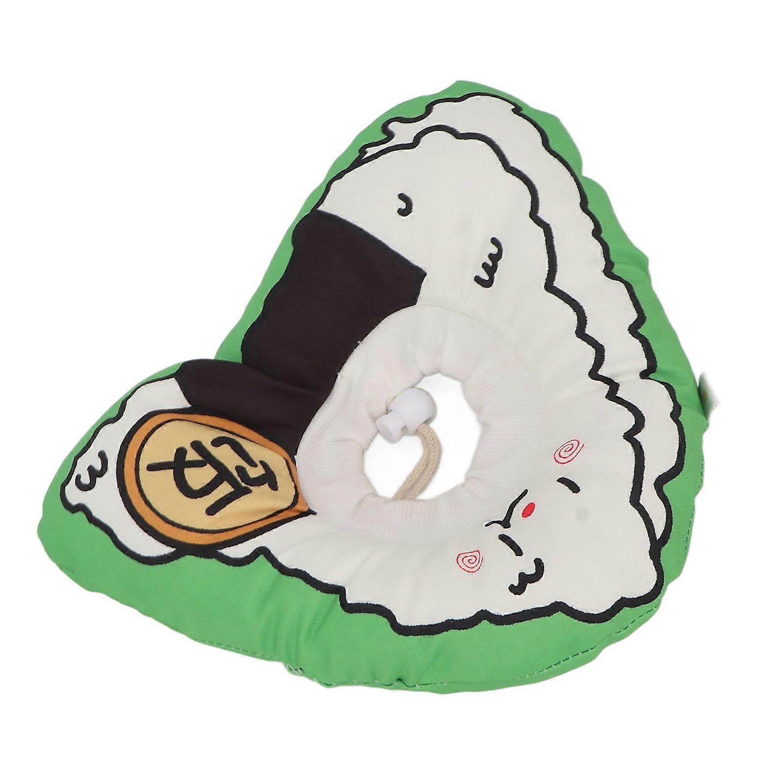 Pet Collar Headgear Adjusted Water Proof Cute Soft Pet Collar Shame Ring for Cats Dogs Rice Roll M
