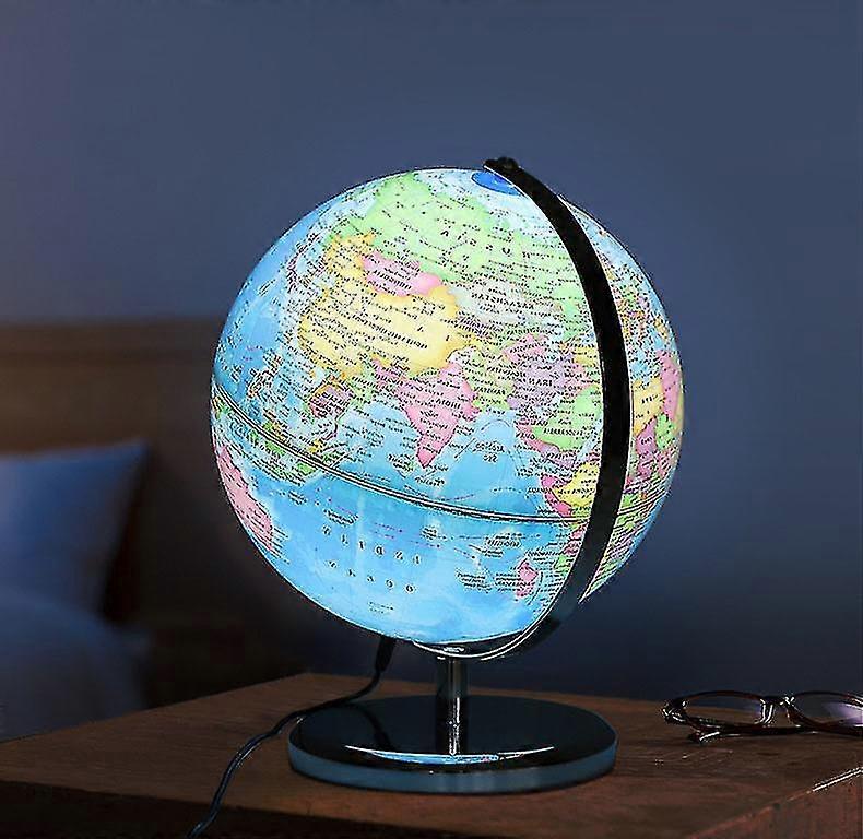 Geography Teaching World Map Globe 20/25/32 Cm Diameter Illuminated Globe With Led Lights World Globe