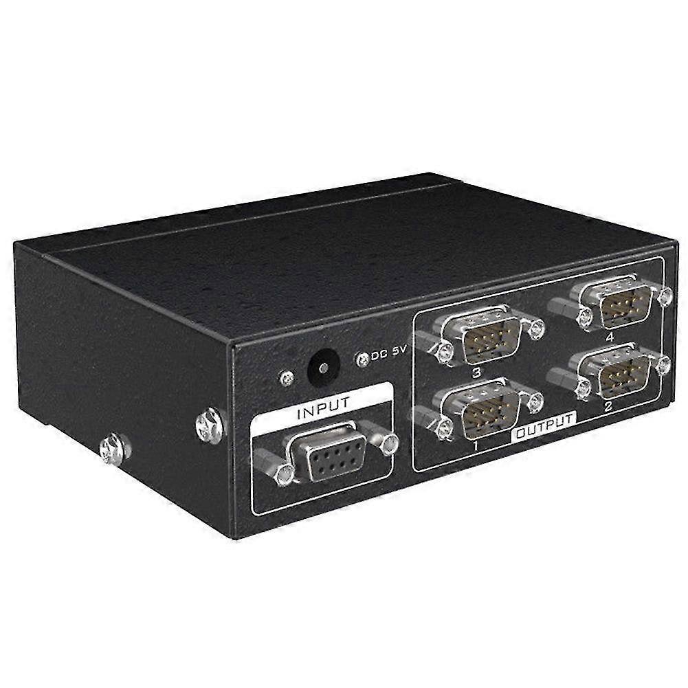 MT-RS104 Répartiteur série RS232 actif 1 vers 4 Commutateur bidirectionnel RS232 Répartiteur 4 vers 1 avec alimentation