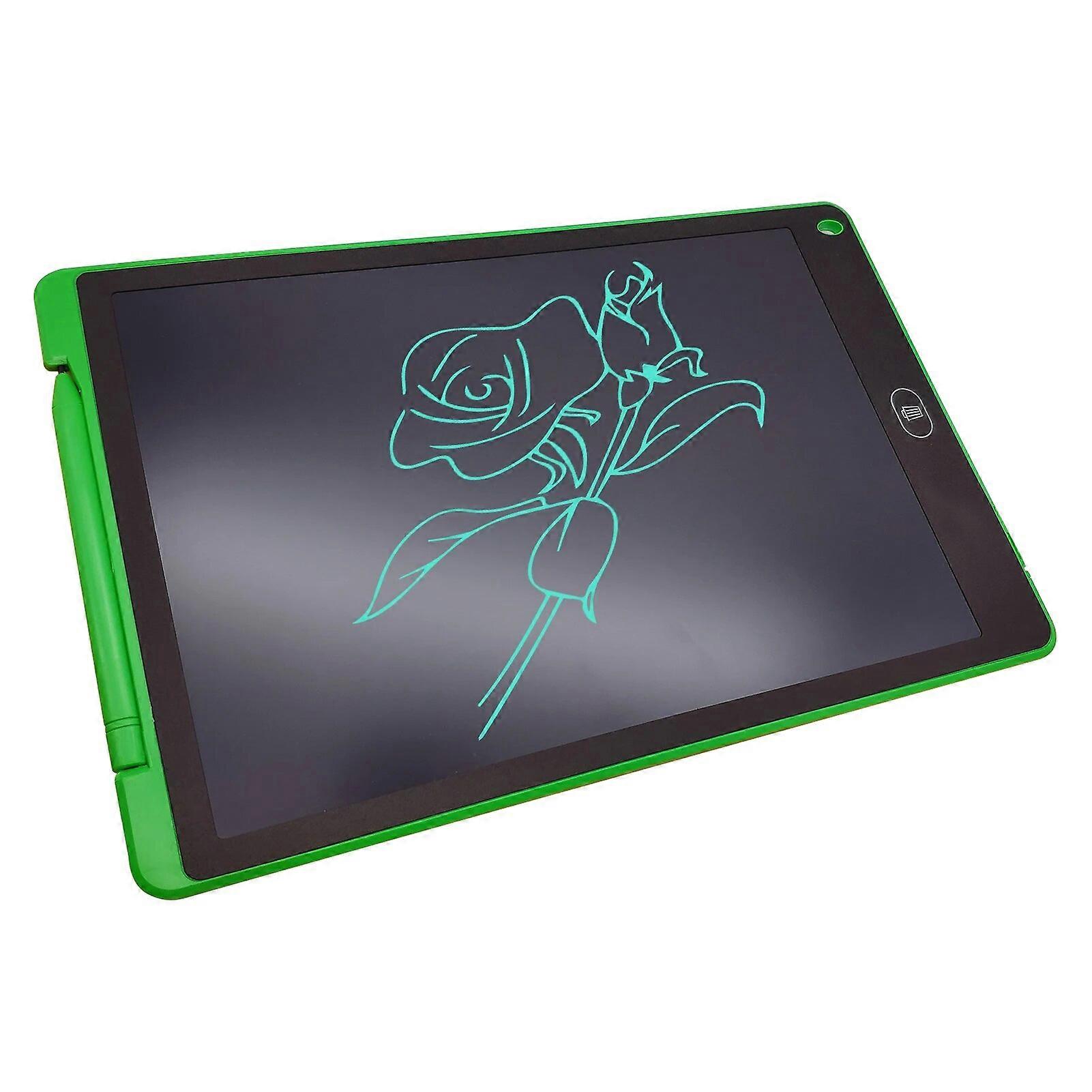 12 Inch LCD Writing Tablet Electronic Digital Drawing Board Erasable Writing Pad Color Screen One-Click Erase with Lock Button