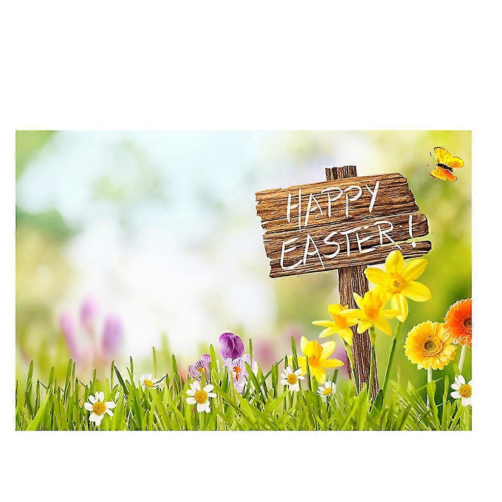 Easter Day Theme Vinyl Photography Backdrop Custom Photo Background Props