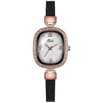 Women Fashion Watch Clock Leather Strap  Casual Dress Wrist Crystal