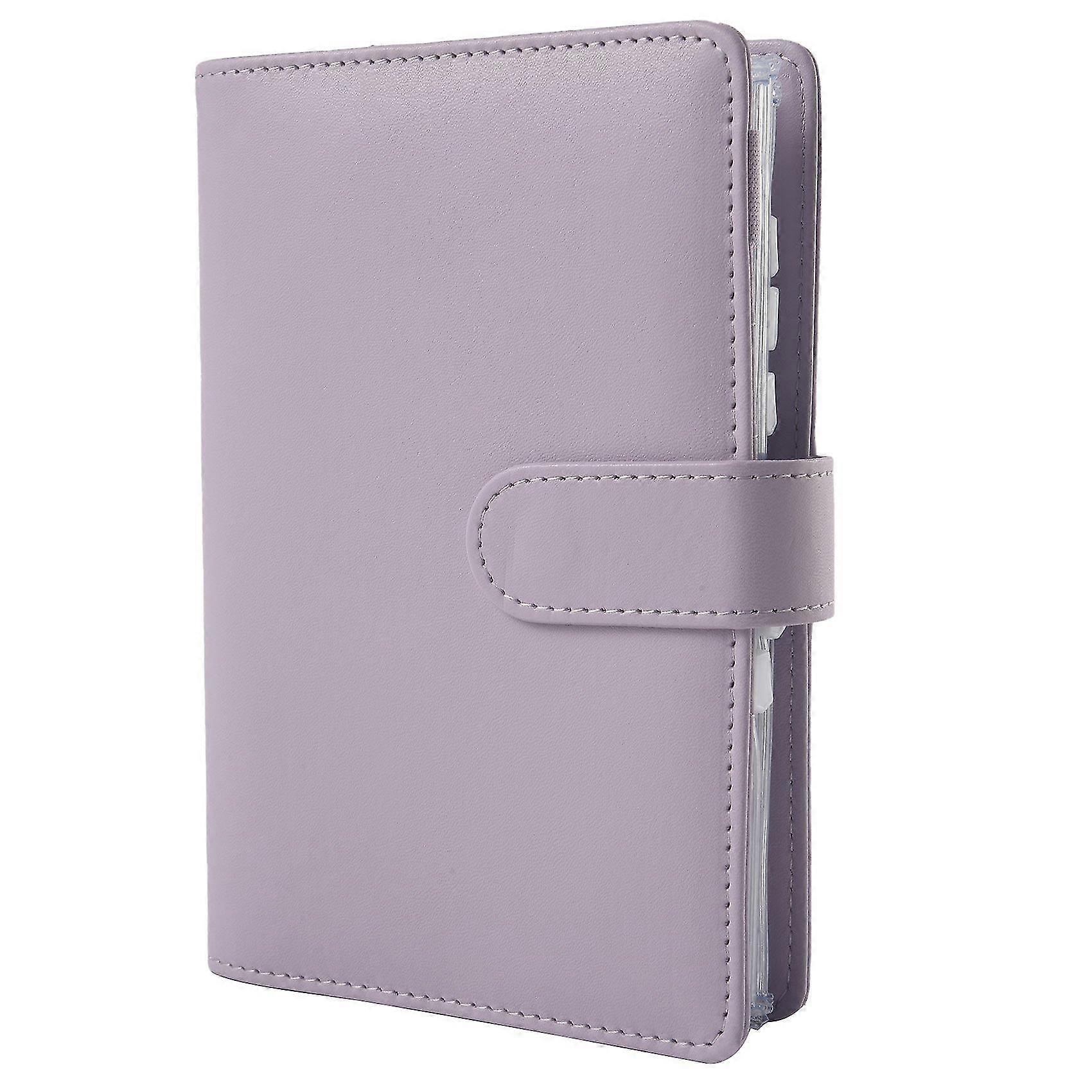A6 Pu Notebook De couro Magnetic Personal Planning Binder Binder Folde