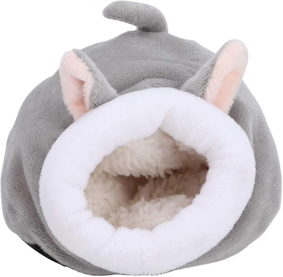 Rat Hamster Warm Bed House Cusion Fleece Hut Hanging Hammock Cute Toy Nest For Mini Small Animal Mice
