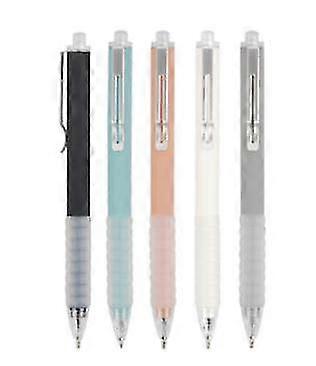 Ballpoint Pens Medium Point 1mm Black Ink Work Pen With Super Soft Grip Ball Point Pen For Men Women Retractable Office Pens (black Ink, Black-5)