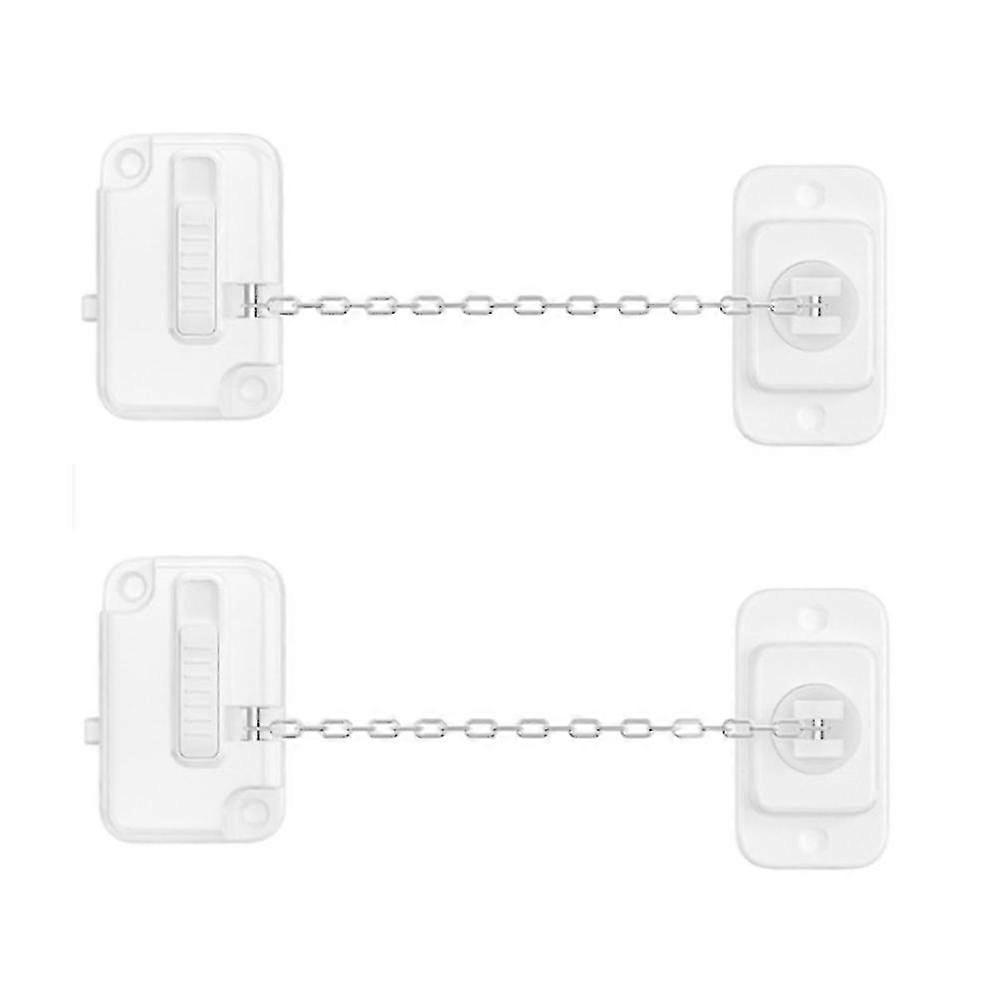 Window Locks,2pcs Window Restrictor Child Safety Locks For Upvc, For Child Pets Safety, Self Adhesive