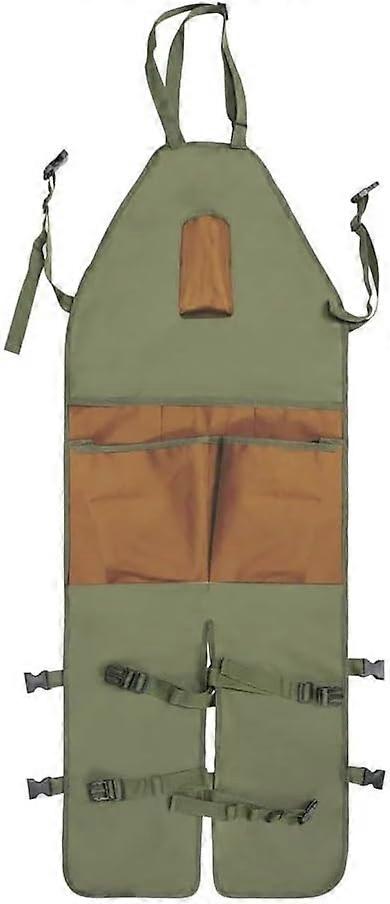 Work Apron Gardening Leg Warmers Apron, Adjustable, Multi-Pockets, Leg Protection, for Home, Kitchen and Garden