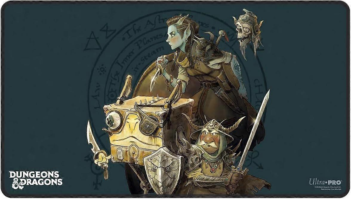 Planescape Adventures in the Multiverse Black Stitched Playmat Ft Alt Cover Artwork v3 D&D